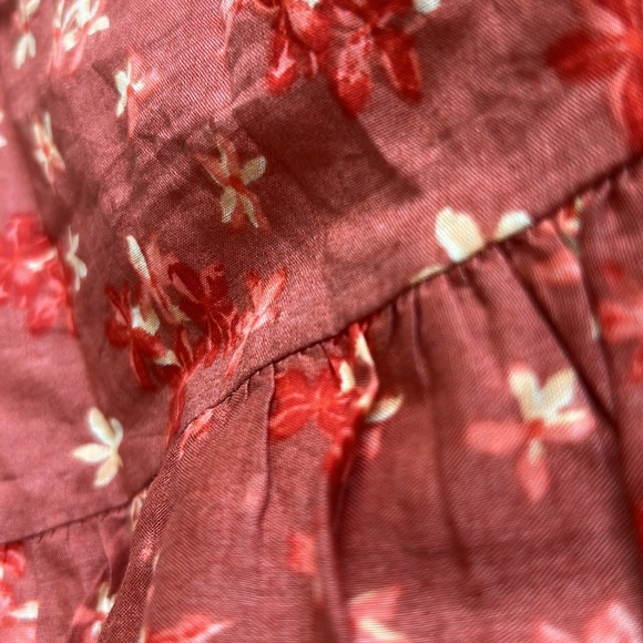 NWT Outerknown Canyon Dress Coral Superbloom Size Small - Picture 7 of 13
